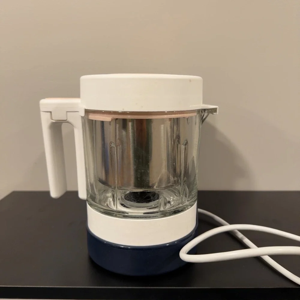 Beaba Babycook Solo Baby Food Maker Steamer Blender Navy Blue BEA0400 WORKS - Picture 4 of 9
